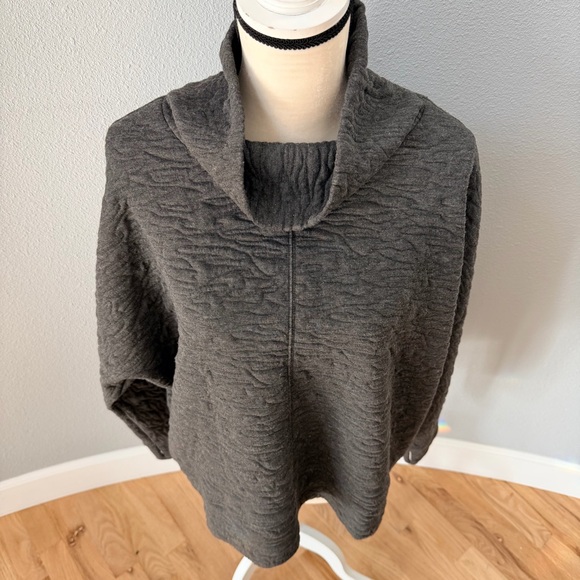Zella Charcoal Cowl Neck Sweater - Picture 4 of 12